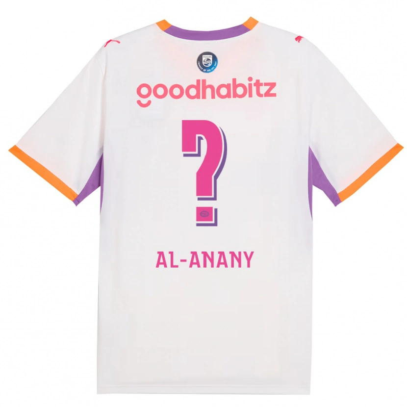 Danxen Män Yousif Al-Anany #0 Vit Lila Orange Bortatröja Matchtröjor 2026/27 Tröjor T-Tröja