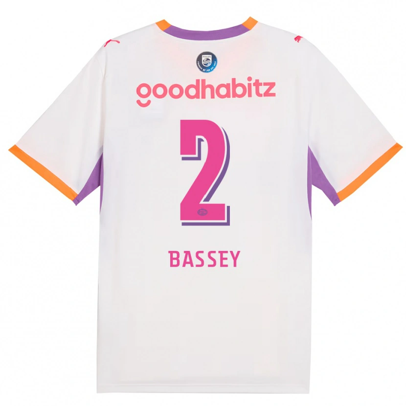 Danxen Män Essien Bassey #2 Vit Lila Orange Bortatröja Matchtröjor 2026/27 Tröjor T-Tröja
