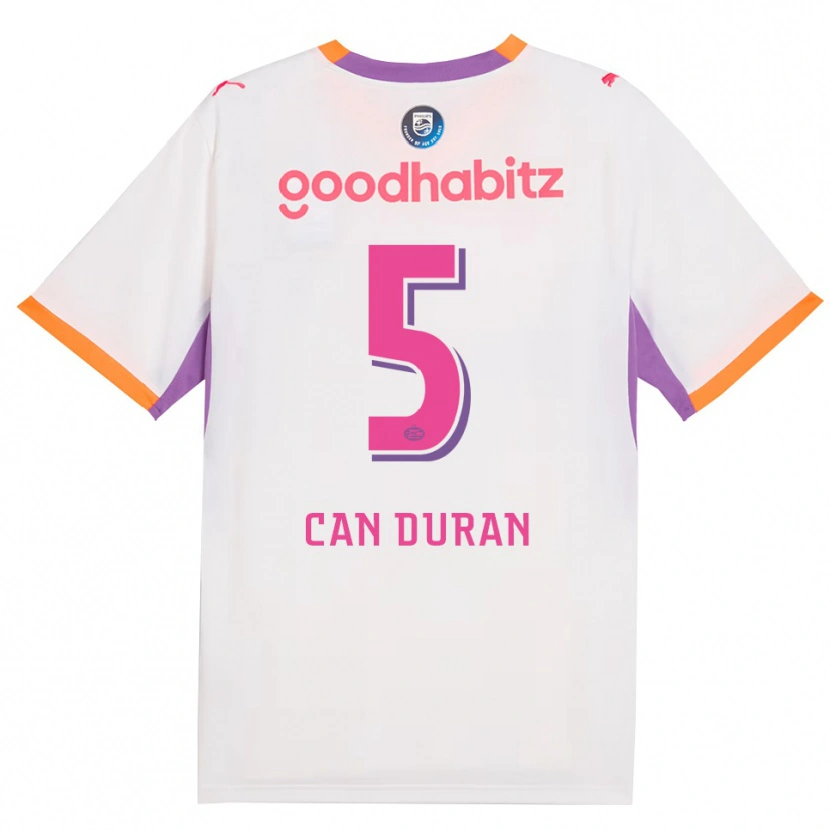 Danxen Män Emre Can Duran #5 Vit Lila Orange Bortatröja Matchtröjor 2026/27 Tröjor T-Tröja