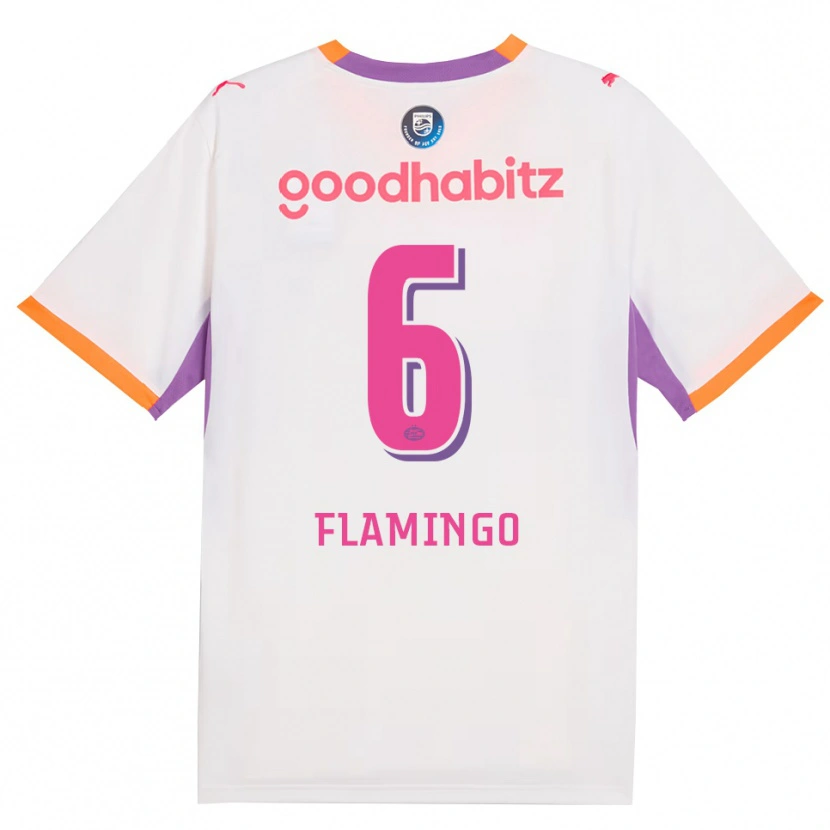 Danxen Män Ryan Flamingo #6 Vit Lila Orange Bortatröja Matchtröjor 2026/27 Tröjor T-Tröja