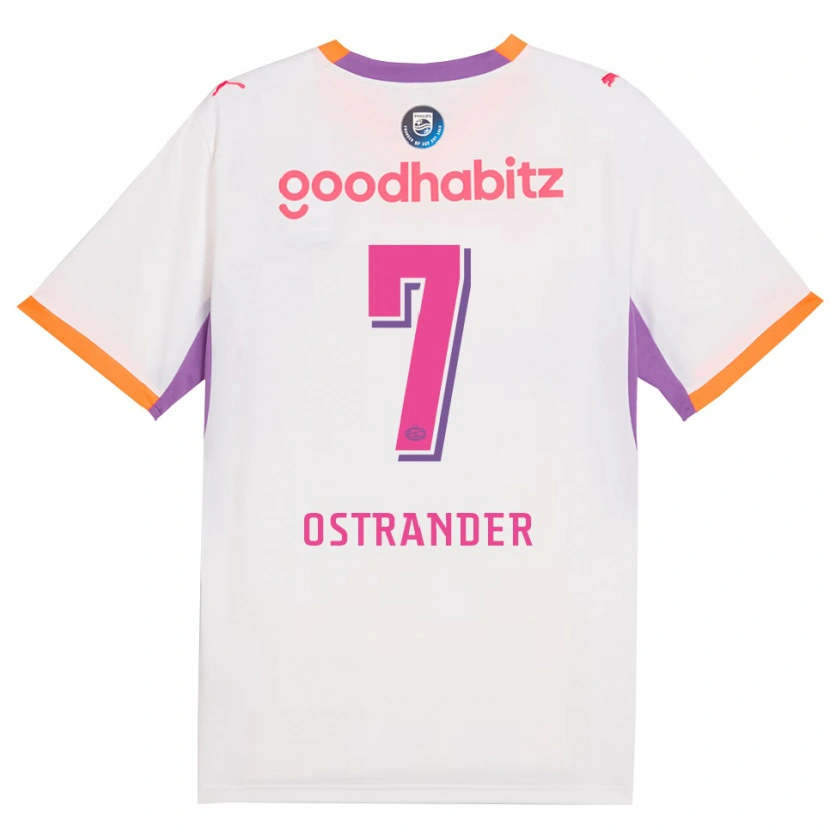 Danxen Män William Ostrander #7 Vit Lila Orange Bortatröja Matchtröjor 2026/27 Tröjor T-Tröja