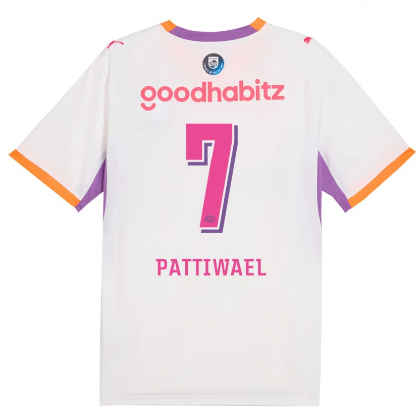 Danxen Män Naomi Pattiwael #7 Vit Lila Orange Bortatröja Matchtröjor 2026/27 Tröjor T-Tröja