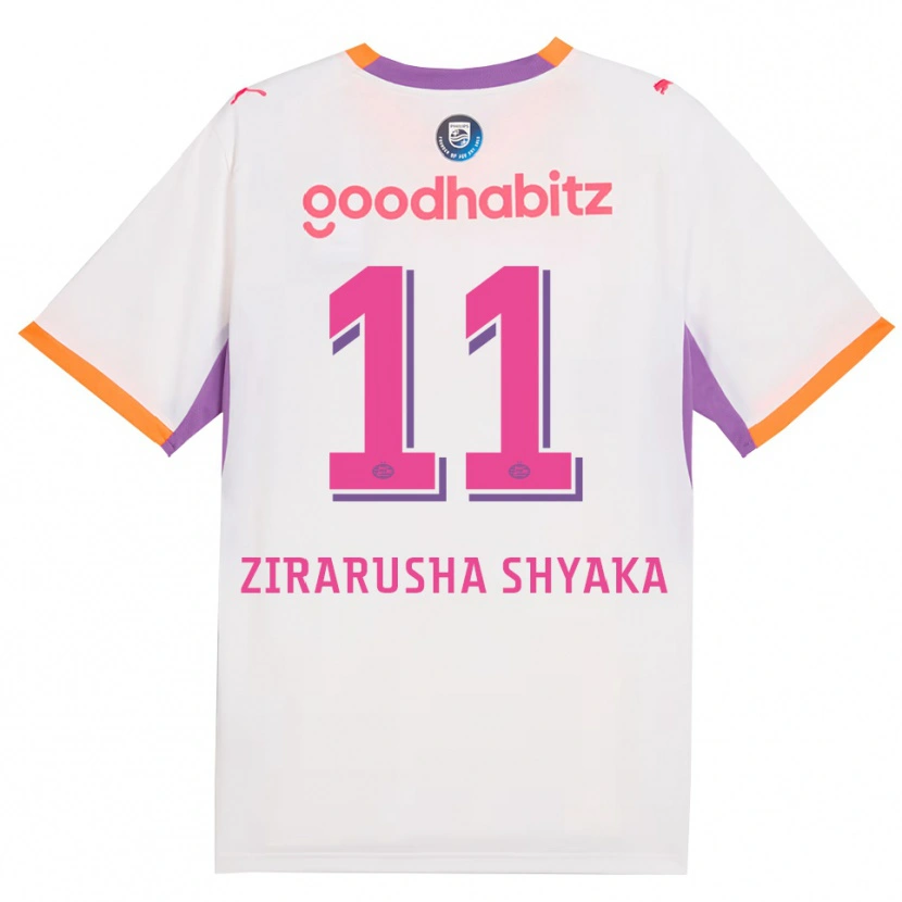 Danxen Män David Zirarusha Shyaka #11 Vit Lila Orange Bortatröja Matchtröjor 2026/27 Tröjor T-Tröja