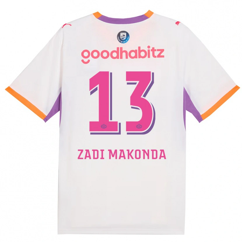 Danxen Män David Zadi Makonda #13 Vit Lila Orange Bortatröja Matchtröjor 2026/27 Tröjor T-Tröja