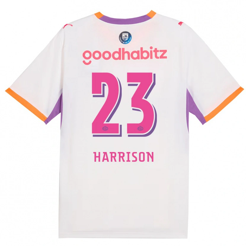 Danxen Män Amy Harrison #23 Vit Lila Orange Bortatröja Matchtröjor 2026/27 Tröjor T-Tröja