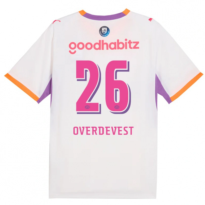 Danxen Män Marco Overdevest #26 Vit Lila Orange Bortatröja Matchtröjor 2026/27 Tröjor T-Tröja