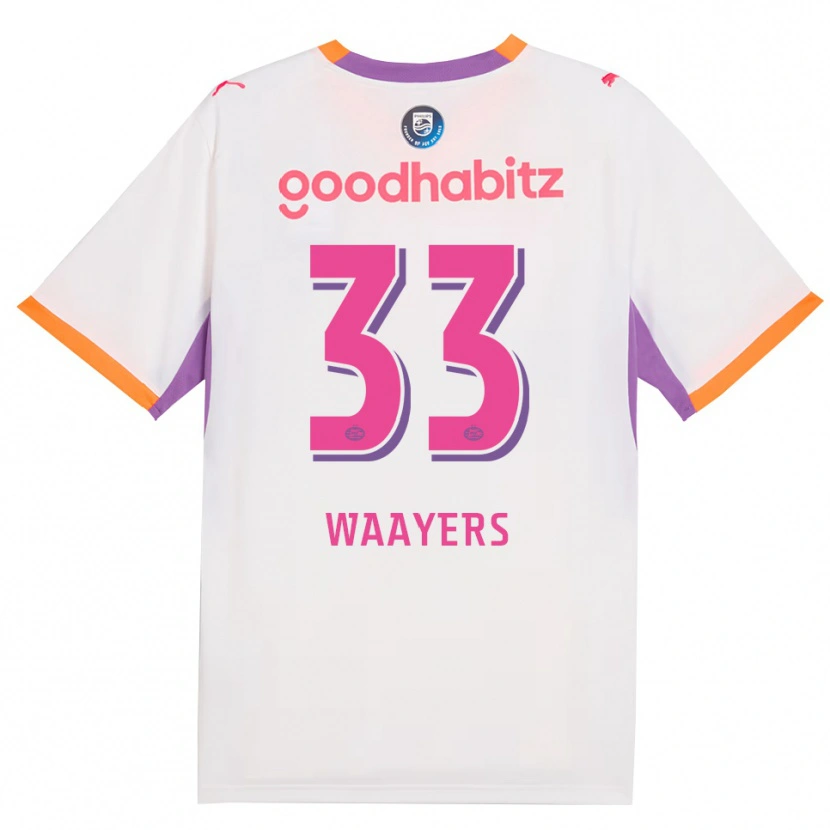 Danxen Män Eus Waayers #33 Vit Lila Orange Bortatröja Matchtröjor 2026/27 Tröjor T-Tröja