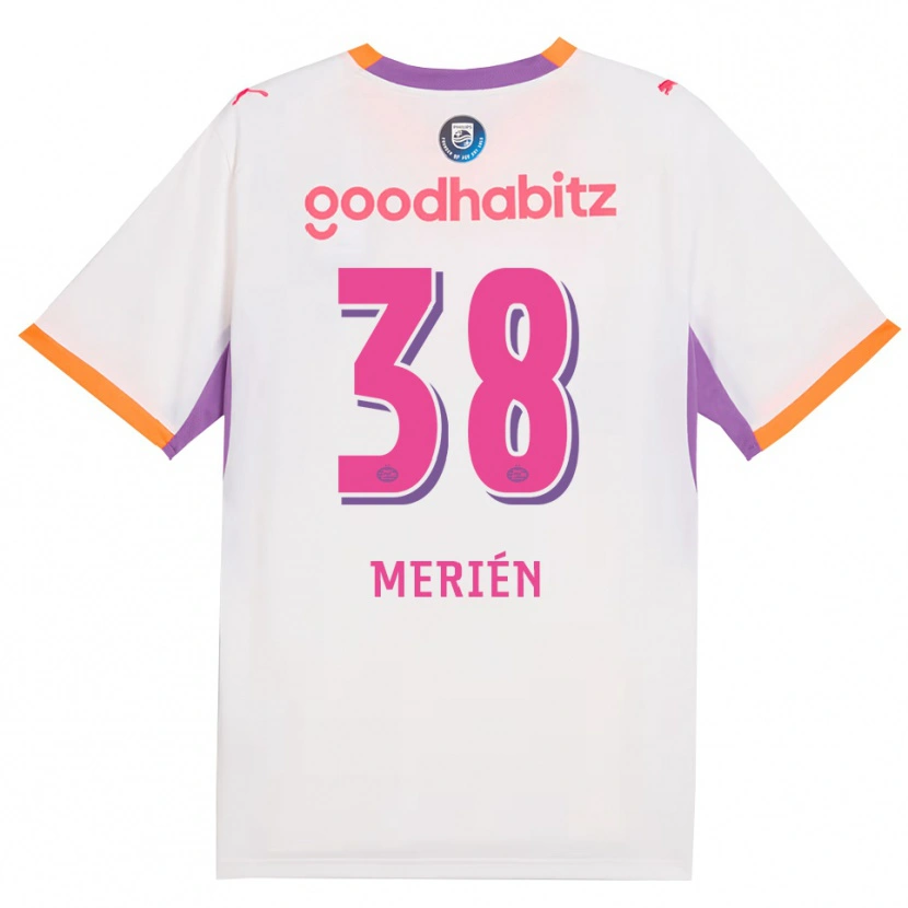 Danxen Män Fabian Merién #38 Vit Lila Orange Bortatröja Matchtröjor 2026/27 Tröjor T-Tröja