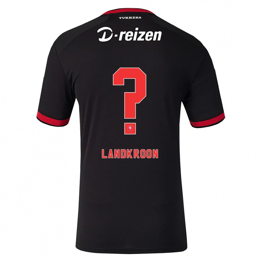 Danxen Män Kick Landkroon #0 Röd Vit Svart Bortatröja Matchtröjor 2026/27 Tröjor T-Tröja
