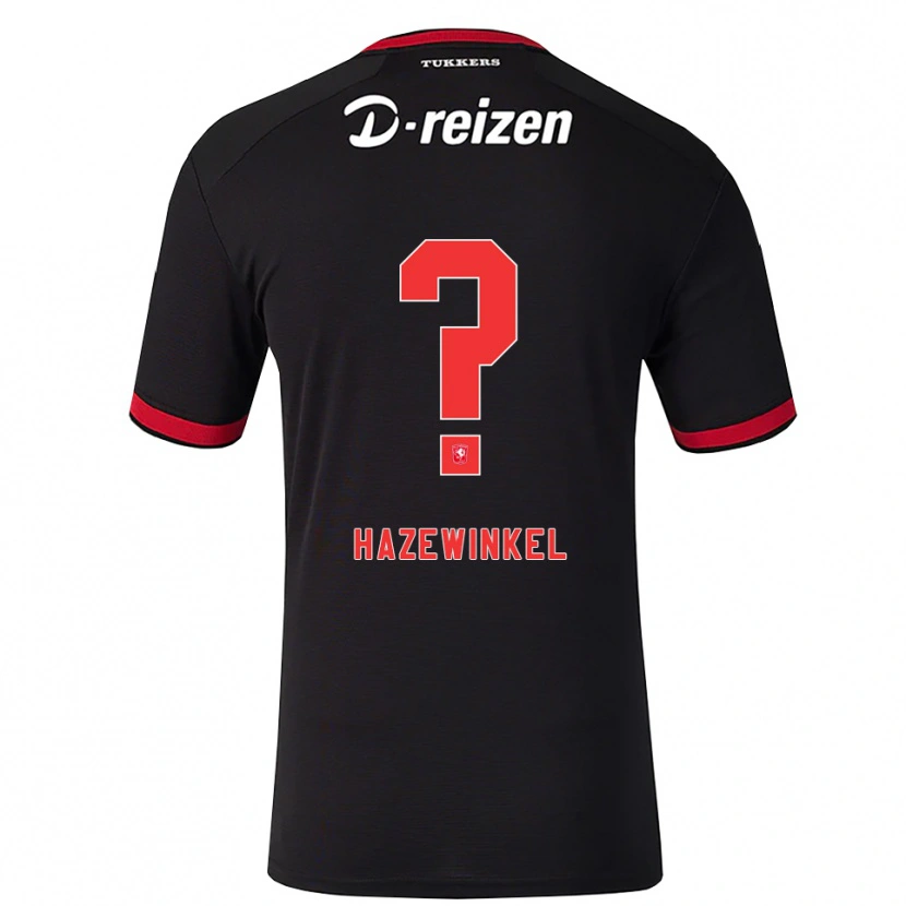 Danxen Män Ruben Hazewinkel #0 Röd Vit Svart Bortatröja Matchtröjor 2026/27 Tröjor T-Tröja