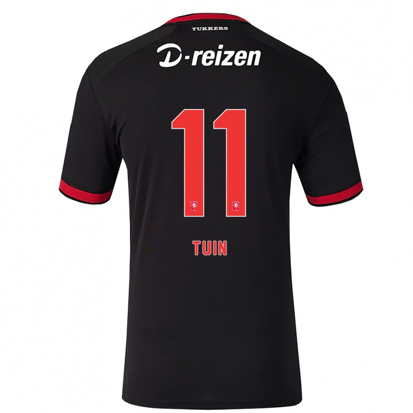 Danxen Män Alieke Tuin #11 Röd Vit Svart Bortatröja Matchtröjor 2026/27 Tröjor T-Tröja