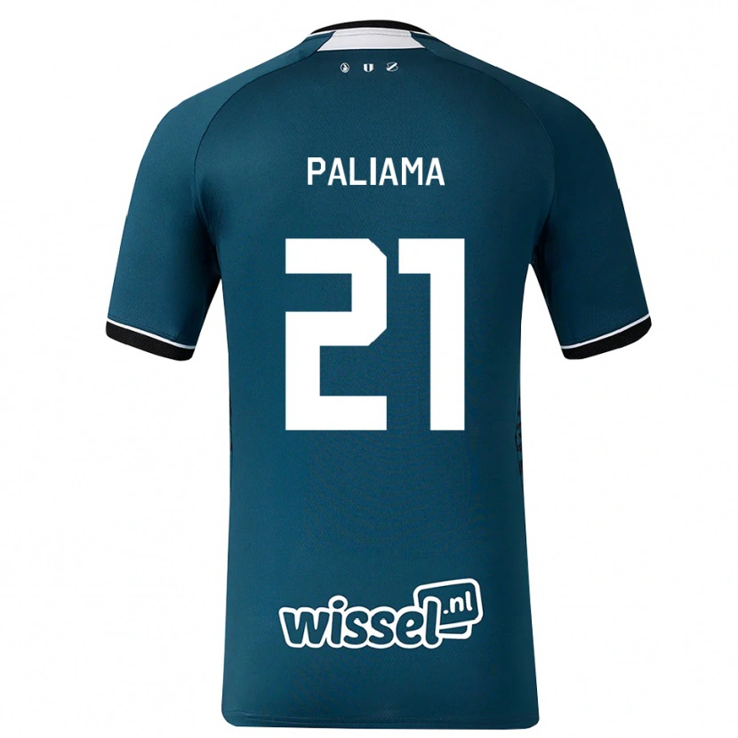 Danxen Män Joni Paliama #21 Mörk Skiffergrå Vit Bortatröja Matchtröjor 2026/27 Tröjor T-Tröja