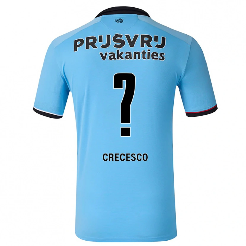 Danxen Män Hector Crecesco #0 Djup Himmelsblå Svart Röd Bortatröja Matchtröjor 2026/27 Tröjor T-Tröja