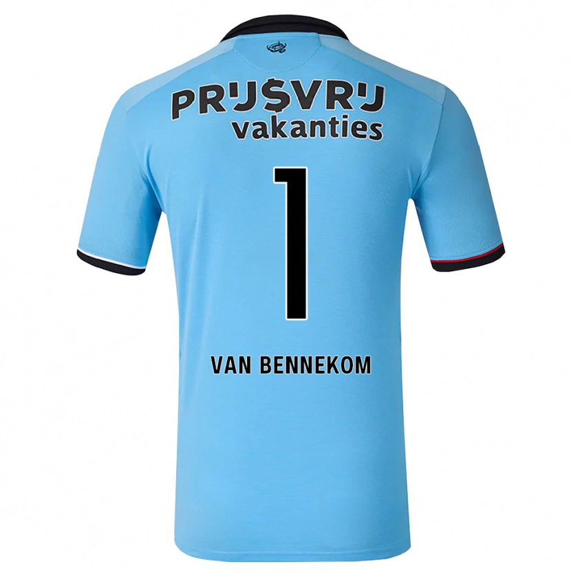 Danxen Män Duron Van Bennekom #1 Djup Himmelsblå Svart Röd Bortatröja Matchtröjor 2026/27 Tröjor T-Tröja