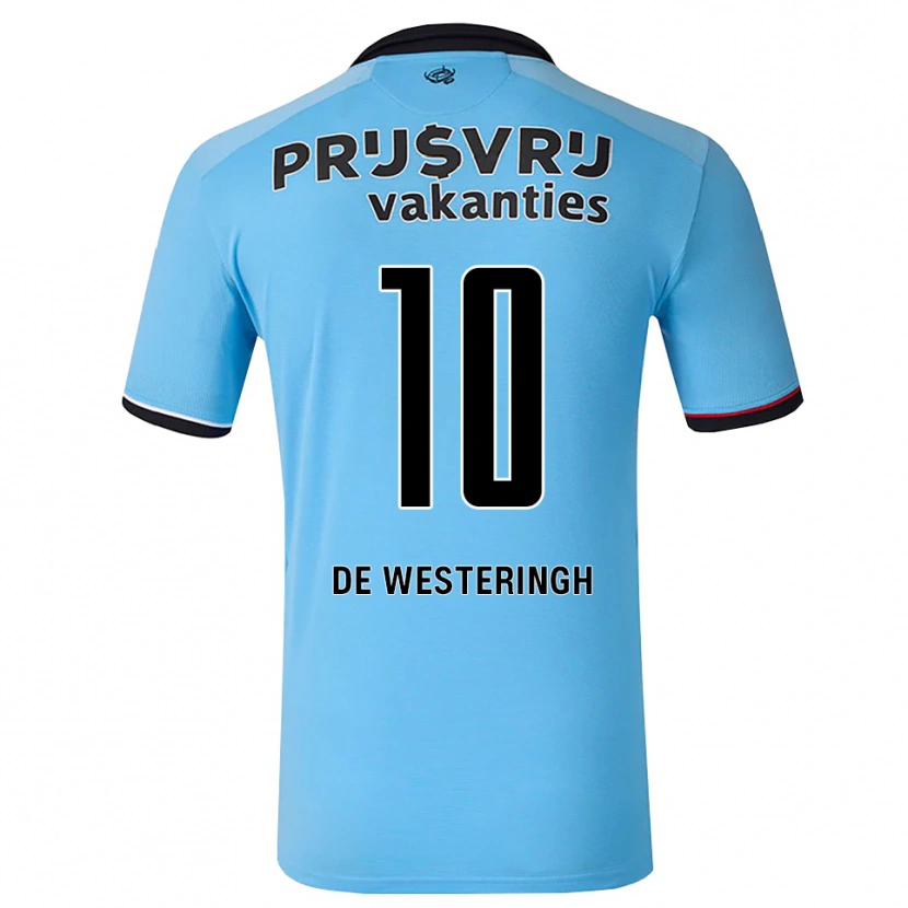 Danxen Män Kirsten Van De Westeringh #10 Djup Himmelsblå Svart Röd Bortatröja Matchtröjor 2026/27 Tröjor T-Tröja