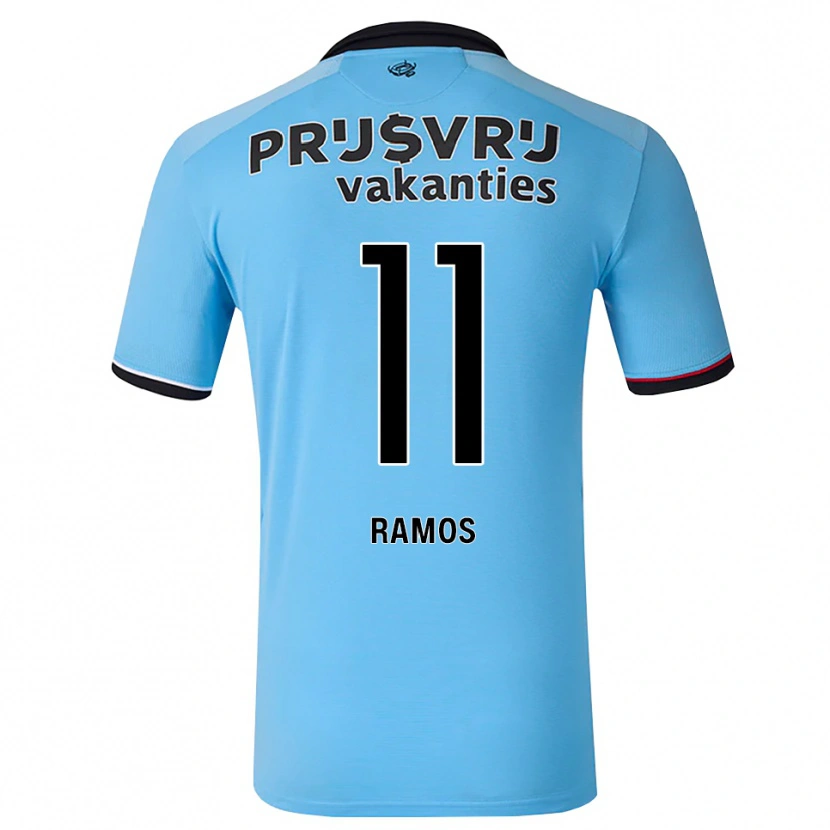 Danxen Män Dimayro Ramos #11 Djup Himmelsblå Svart Röd Bortatröja Matchtröjor 2026/27 Tröjor T-Tröja