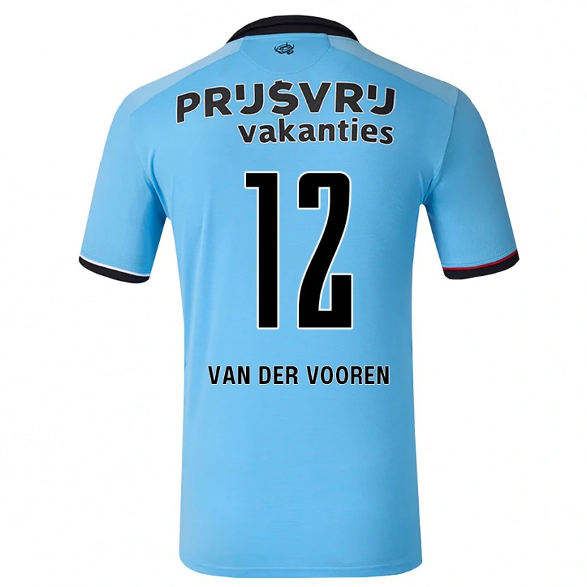 Danxen Män Remy Van Der Vooren #12 Djup Himmelsblå Svart Röd Bortatröja Matchtröjor 2026/27 Tröjor T-Tröja