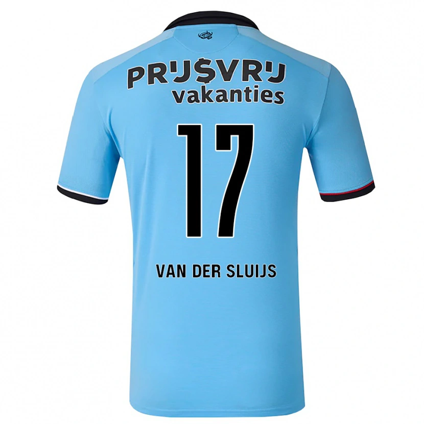 Danxen Män Noëlle Van Der Sluijs #17 Djup Himmelsblå Svart Röd Bortatröja Matchtröjor 2026/27 Tröjor T-Tröja