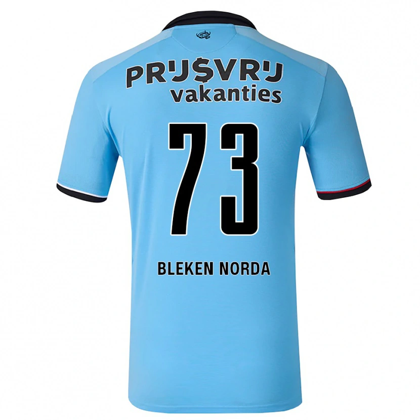 Danxen Män Haakon Bleken Norda #73 Djup Himmelsblå Svart Röd Bortatröja Matchtröjor 2026/27 Tröjor T-Tröja
