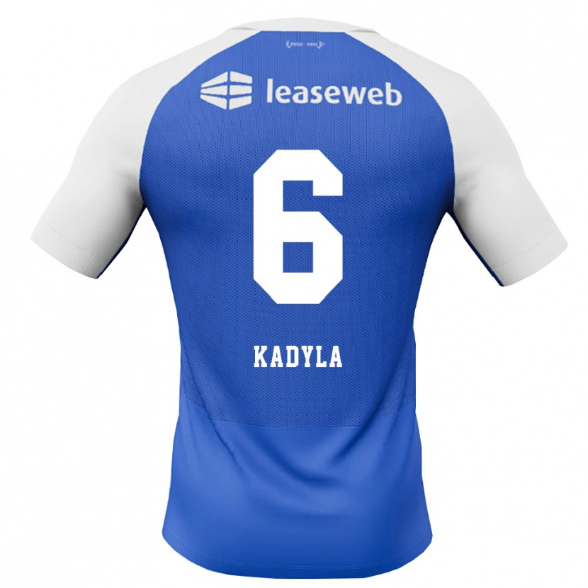 Danxen Män Milo Kadyla #6 Kornblå Röd Vit Bortatröja Matchtröjor 2026/27 Tröjor T-Tröja