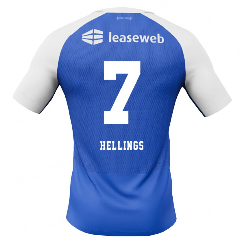 Danxen Män Chavarello Hellings #7 Kornblå Röd Vit Bortatröja Matchtröjor 2026/27 Tröjor T-Tröja