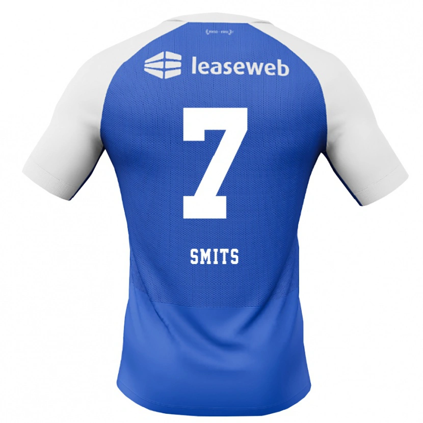 Danxen Män Anthony Smits #7 Kornblå Röd Vit Bortatröja Matchtröjor 2026/27 Tröjor T-Tröja