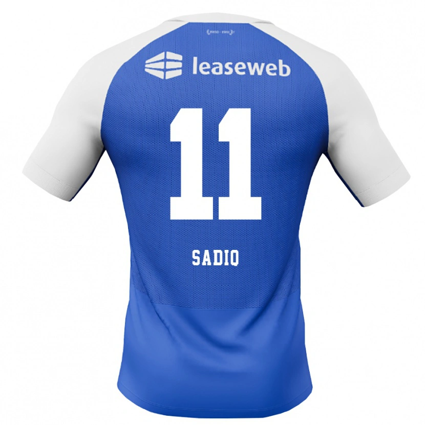 Danxen Män Ibrahim Sadiq #11 Kornblå Röd Vit Bortatröja Matchtröjor 2026/27 Tröjor T-Tröja