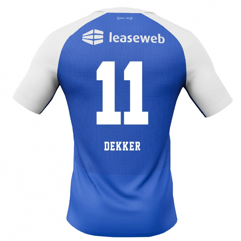Danxen Män Isabella Dekker #11 Kornblå Röd Vit Bortatröja Matchtröjor 2026/27 Tröjor T-Tröja