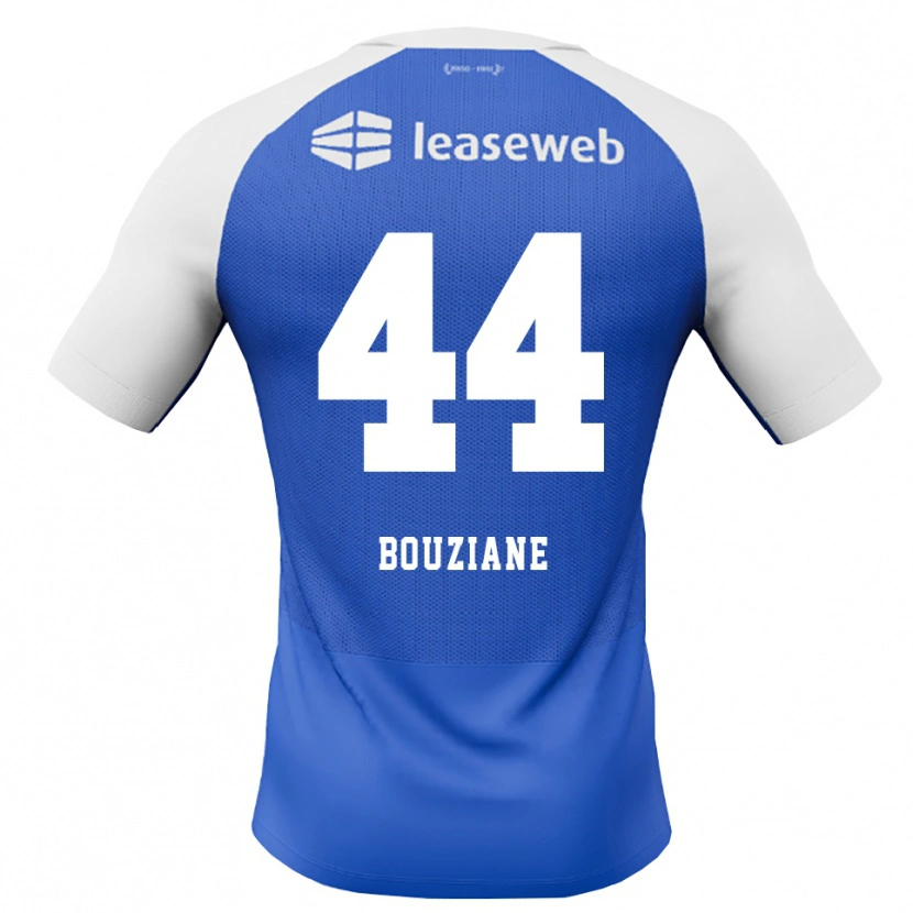 Danxen Män Wassim Bouziane #44 Kornblå Röd Vit Bortatröja Matchtröjor 2026/27 Tröjor T-Tröja