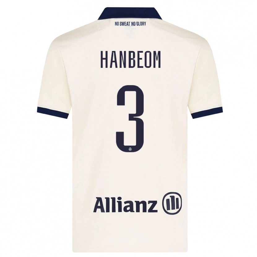 Danxen Män Han-Beom Lee #3 Beige Svart Bortatröja Matchtröjor 2026/27 Tröjor T-Tröja