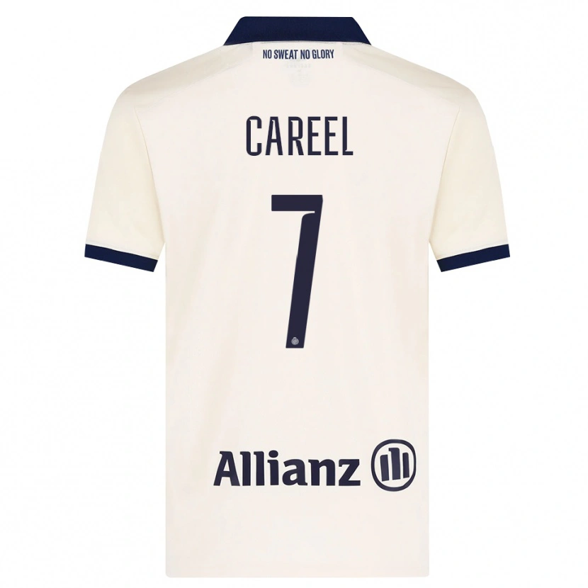 Danxen Män Oona Careel #7 Beige Svart Bortatröja Matchtröjor 2026/27 Tröjor T-Tröja