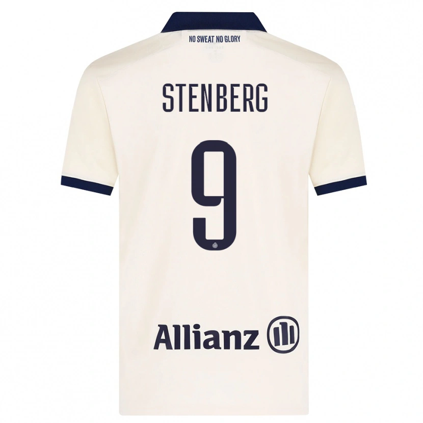 Danxen Män Hanna Stenberg #9 Beige Svart Bortatröja Matchtröjor 2026/27 Tröjor T-Tröja