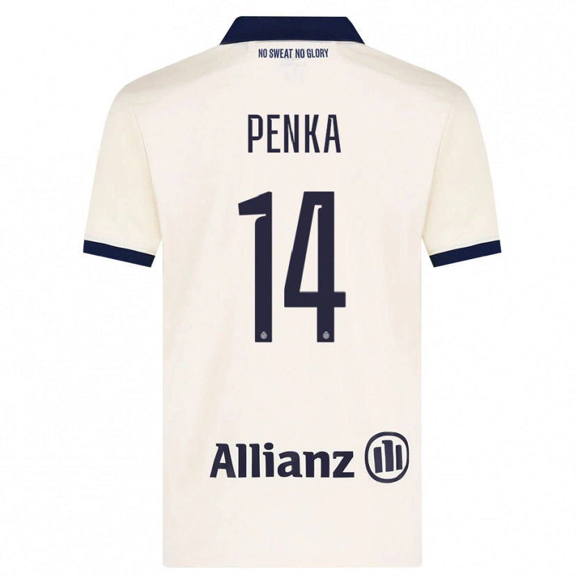 Danxen Män Godfried Penka #14 Beige Svart Bortatröja Matchtröjor 2026/27 Tröjor T-Tröja