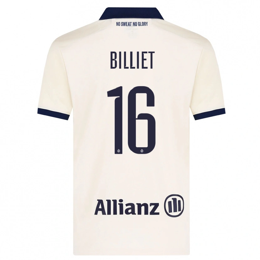 Danxen Män Jonah Billiet #16 Beige Svart Bortatröja Matchtröjor 2026/27 Tröjor T-Tröja