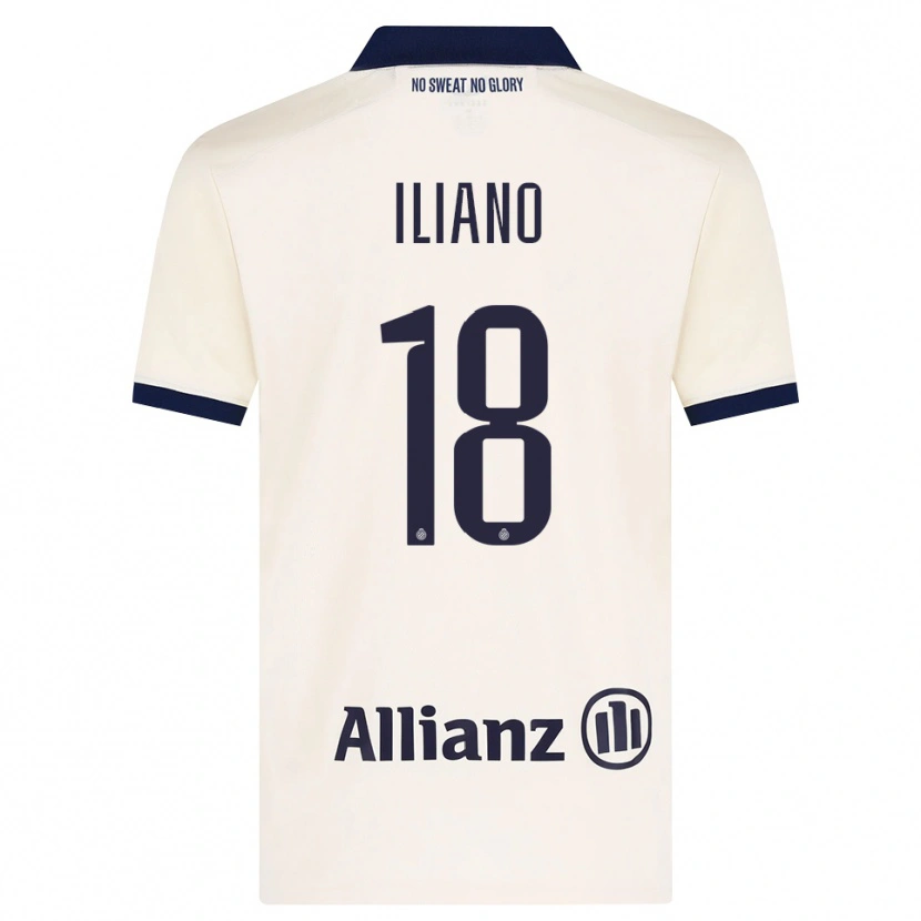 Danxen Män Isabelle Iliano #18 Beige Svart Bortatröja Matchtröjor 2026/27 Tröjor T-Tröja