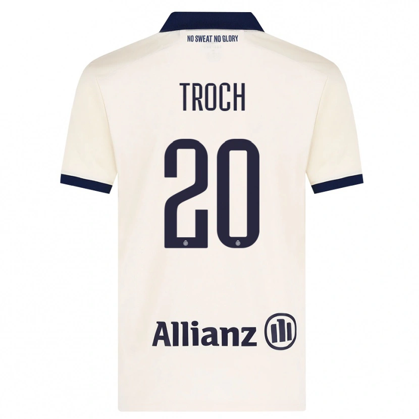 Danxen Män Stan Troch #20 Beige Svart Bortatröja Matchtröjor 2026/27 Tröjor T-Tröja