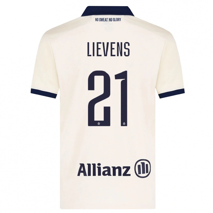 Danxen Män Caitlin Lievens #21 Beige Svart Bortatröja Matchtröjor 2026/27 Tröjor T-Tröja