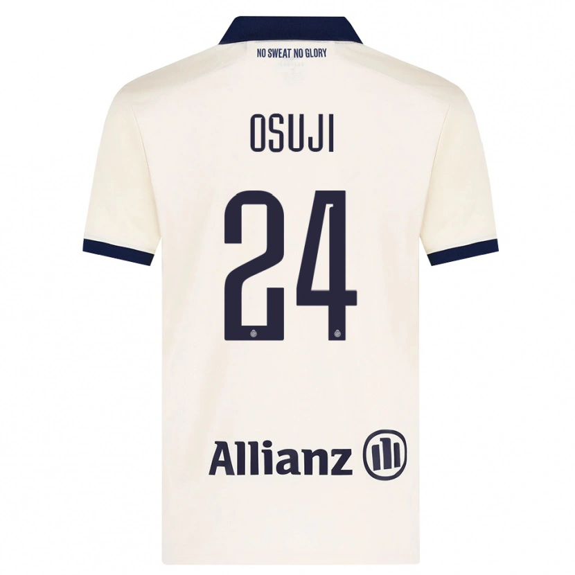 Danxen Män Vince Osuji #24 Beige Svart Bortatröja Matchtröjor 2026/27 Tröjor T-Tröja
