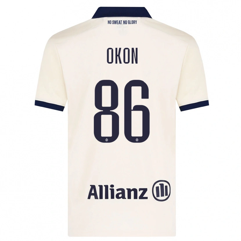 Danxen Män Gianluca Okon-Engstler #86 Beige Svart Bortatröja Matchtröjor 2026/27 Tröjor T-Tröja