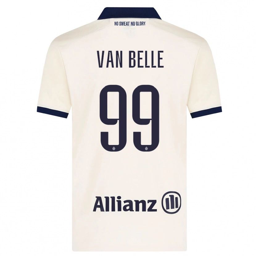 Danxen Män Lyndsey Van Belle #99 Beige Svart Bortatröja Matchtröjor 2026/27 Tröjor T-Tröja
