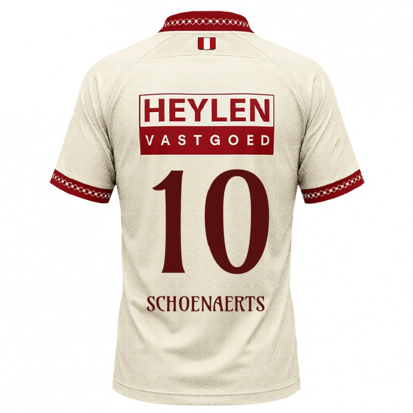 Danxen Män Nand Schoenaerts #10 Beige Röd Bortatröja Matchtröjor 2026/27 Tröjor T-Tröja
