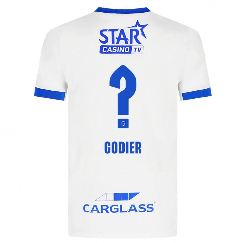 Danxen Män Chelsea Godier #0 Vit Blå Bortatröja Matchtröjor 2026/27 Tröjor T-Tröja