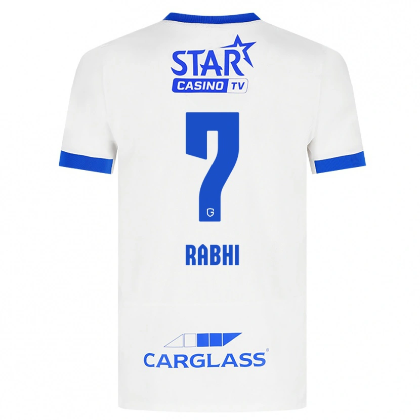 Danxen Män Ayman Rabhi #7 Vit Blå Bortatröja Matchtröjor 2026/27 Tröjor T-Tröja