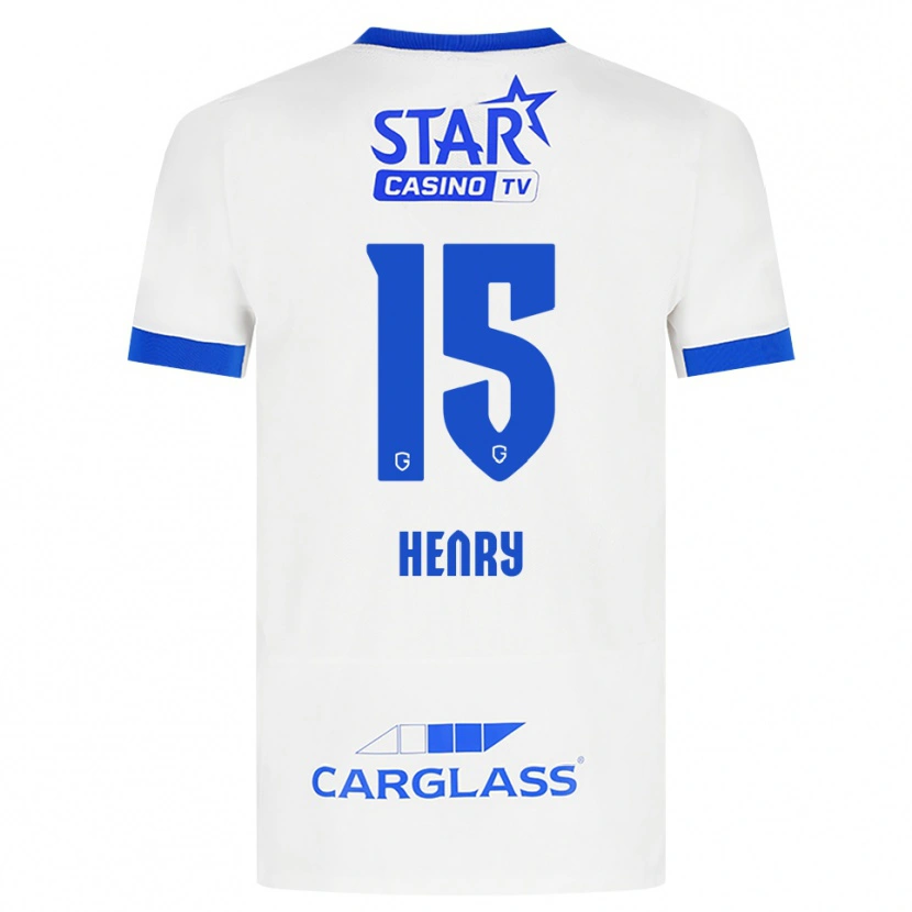 Danxen Män Zion Henry #15 Vit Blå Bortatröja Matchtröjor 2026/27 Tröjor T-Tröja