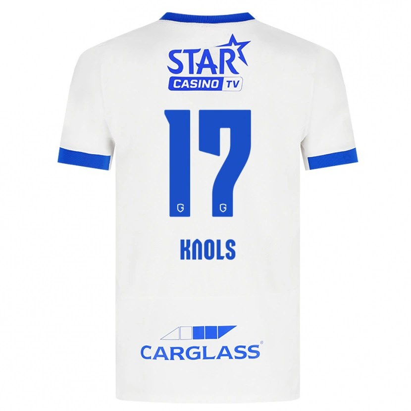 Danxen Män Myrthe Knols #17 Vit Blå Bortatröja Matchtröjor 2026/27 Tröjor T-Tröja