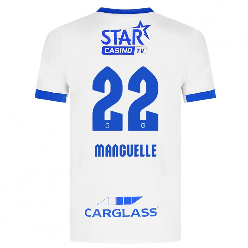 Danxen Män Brad Manguelle #22 Vit Blå Bortatröja Matchtröjor 2026/27 Tröjor T-Tröja