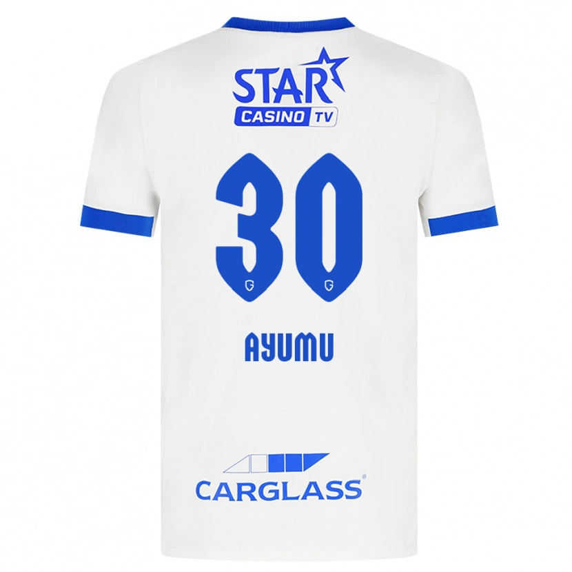 Danxen Män Ayumu Yokoyama #30 Vit Blå Bortatröja Matchtröjor 2026/27 Tröjor T-Tröja