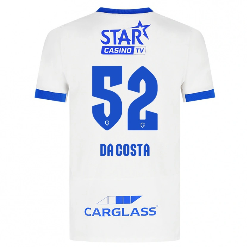Danxen Män Wilson Da Costa #52 Vit Blå Bortatröja Matchtröjor 2026/27 Tröjor T-Tröja