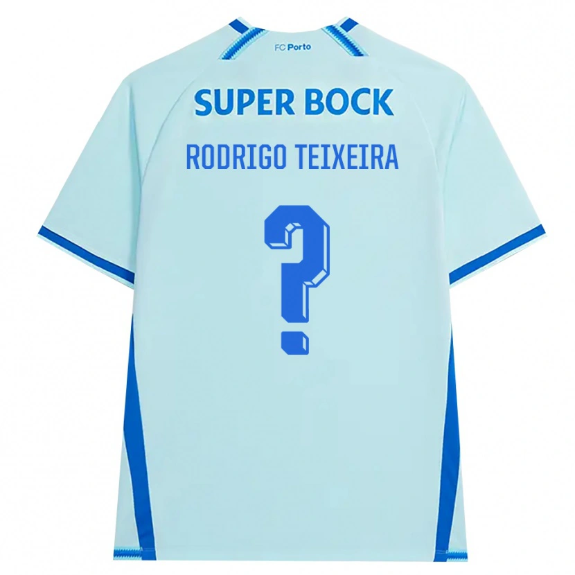 Danxen Män Rodrigo Teixeira #0 Ljus Cyan Blå Tredjesatsen Matchtröjor 2026/27 Tröjor T-Tröja