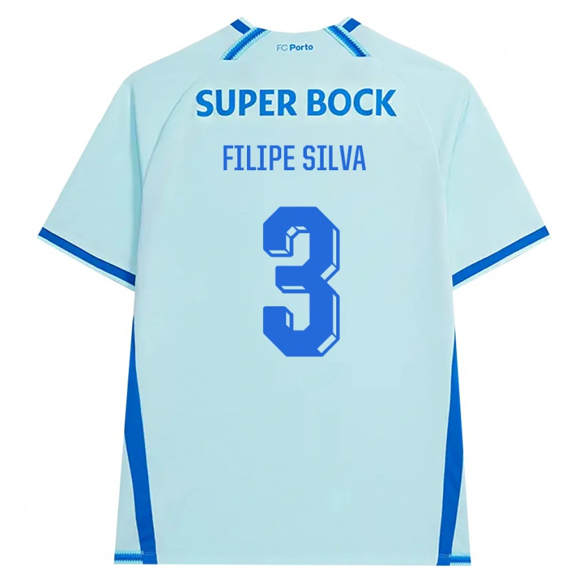 Danxen Män Filipe Silva #3 Ljus Cyan Blå Tredjesatsen Matchtröjor 2026/27 Tröjor T-Tröja
